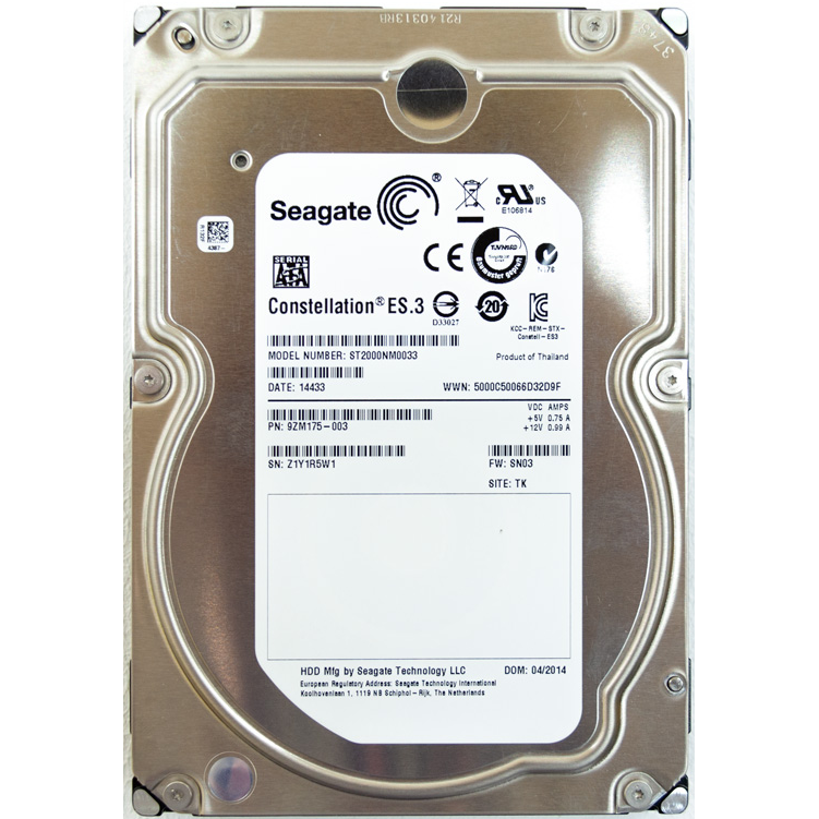 Жёсткий диск 2Tb SATA-III Seagate Constellation ES.3 (ST2000NM0033)