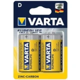 Батарейка Varta SuperLife (D, 2 шт.) (R20/2BL)