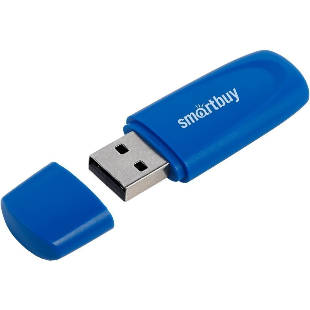 USB Flash накопитель 4GB SmartBuy Scout Blue (SB004GB2SCB)
