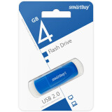 USB Flash накопитель 4Gb SmartBuy Scout Blue (SB004GB2SCB)