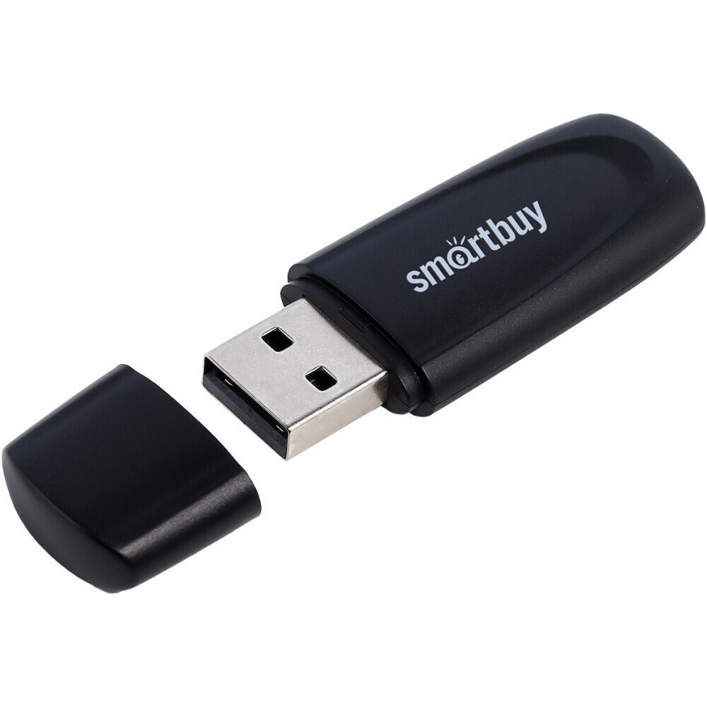 USB Flash накопитель 64GB SmartBuy Scout Black (SB064GB2SCK)