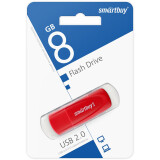 USB Flash накопитель 8Gb SmartBuy Scout Red (SB008GB2SCR)