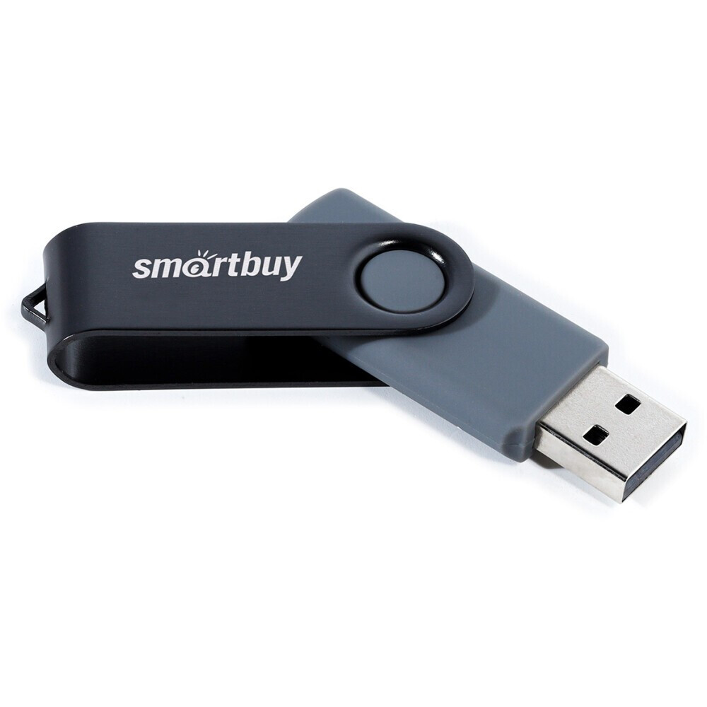 USB Flash накопитель 8GB SmartBuy Twist Black (SB008GB2TWK)