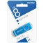 USB Flash накопитель 8Gb SmartBuy Twist Blue (SB008GB2TWB) - фото 4