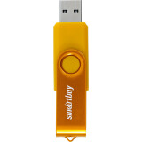 USB Flash накопитель 8Gb SmartBuy Twist Yellow (SB008GB2TWY)