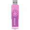 USB Flash накопитель 8Gb SmartBuy Twist Pink (SB008GB2TWP) - фото 3