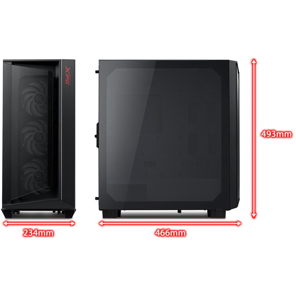 Корпус ADATA XPG CRUISERST Black - CRUISERST-BKCWW - фото 5