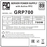 Блок питания Procase GRP700 700W