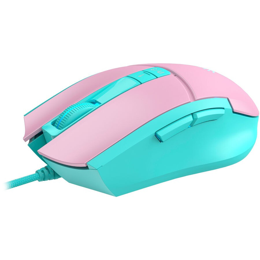 Мышь Bloody L65 Max Pink/Blue - L65 MAX/SKY PINK - фото 3