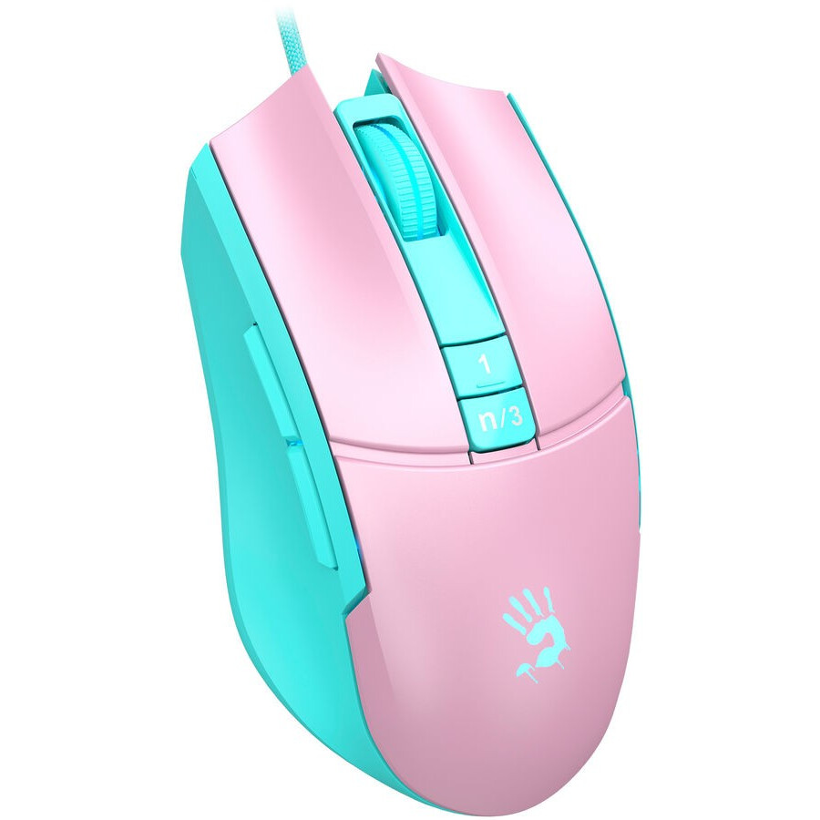 Мышь Bloody L65 Max Pink/Blue - L65 MAX/SKY PINK - фото 4