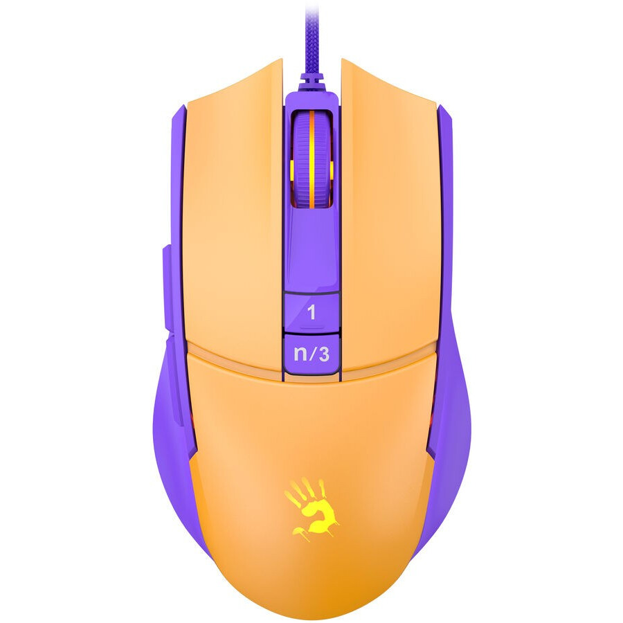 Мышь Bloody L65 Max Yellow/Purple