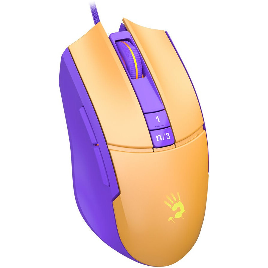 Мышь Bloody L65 Max Yellow/Purple - фото 4