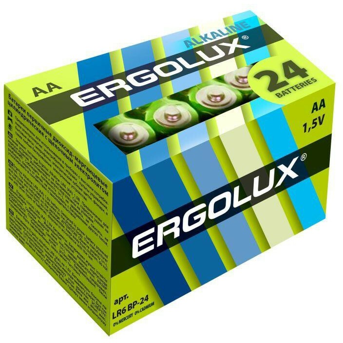 Батарейка Ergolux (AA, 24 шт.) - 14212