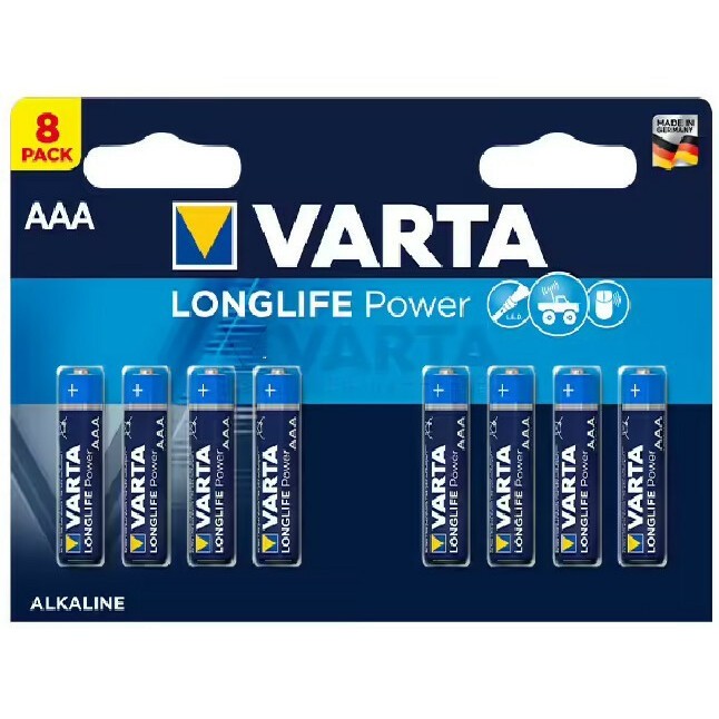 Батарейка Varta Long Life (AAA, 8 шт.) - 04903121418
