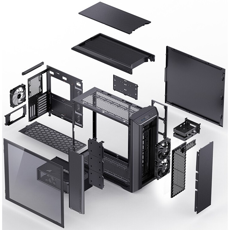 Корпус Jonsbo D500 Black - фото 11