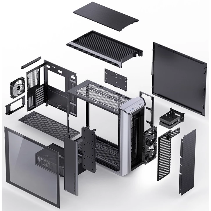 Корпус Jonsbo D500 Silver - фото 8