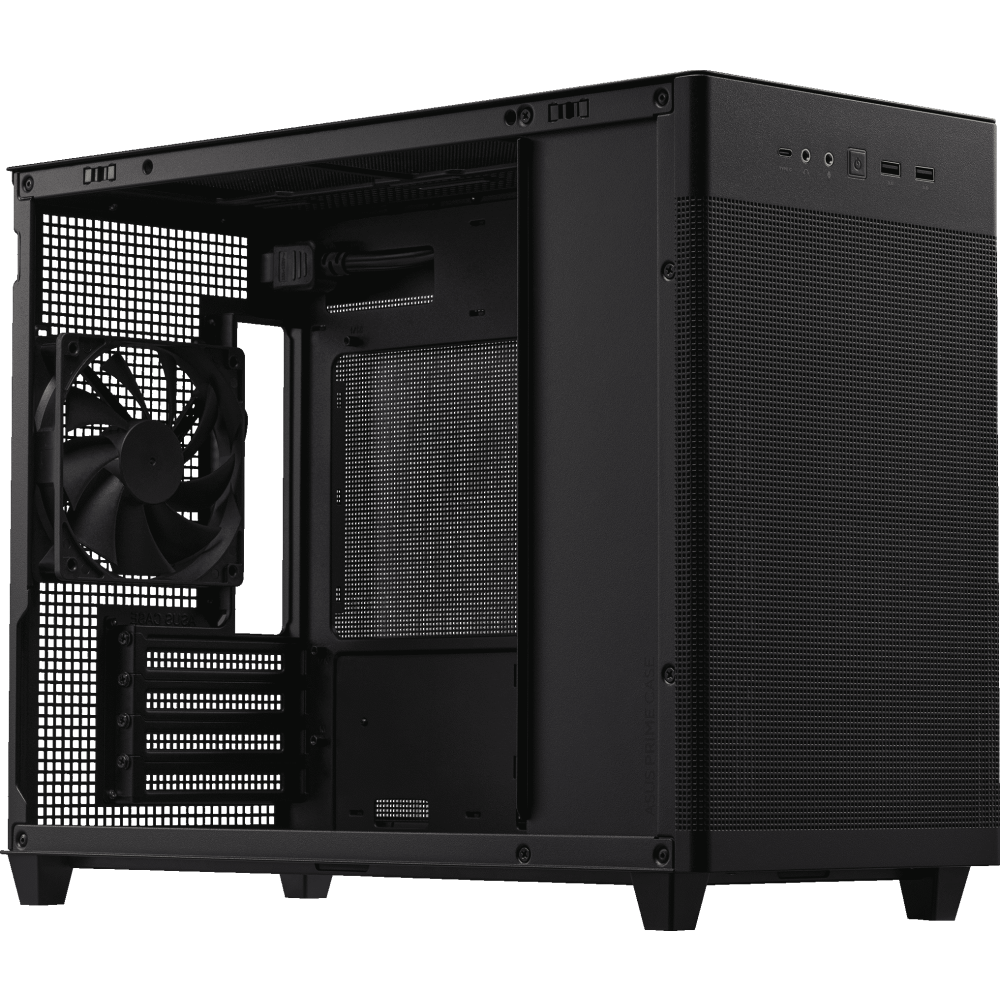 Корпус ASUS Prime AP201 Black - 90DC00G0-B39000 - фото 4