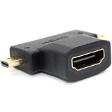 Переходник HDMI (F) - Micro HDMI/Mini HDMI (M), KS-IS KS-361