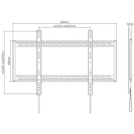 Кронштейн FIX LP37-69F Black - фото 2