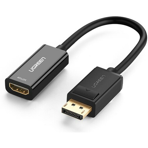 Переходник DisplayPort (M) - HDMI (F), 0.2м, UGREEN MM137 - 40363