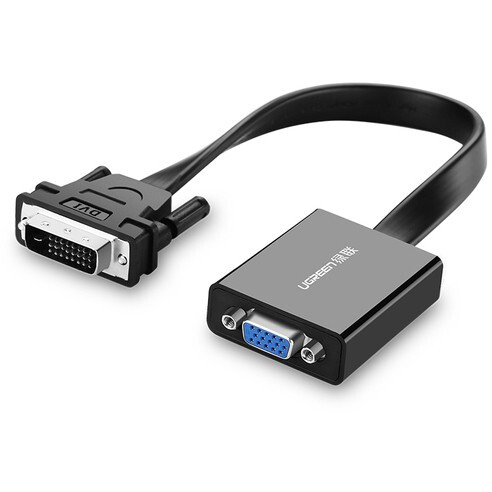Переходник DVI (M) - VGA (F), UGREEN MM108