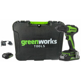 Дрель Greenworks GD24DD35K2 (3704007UA)