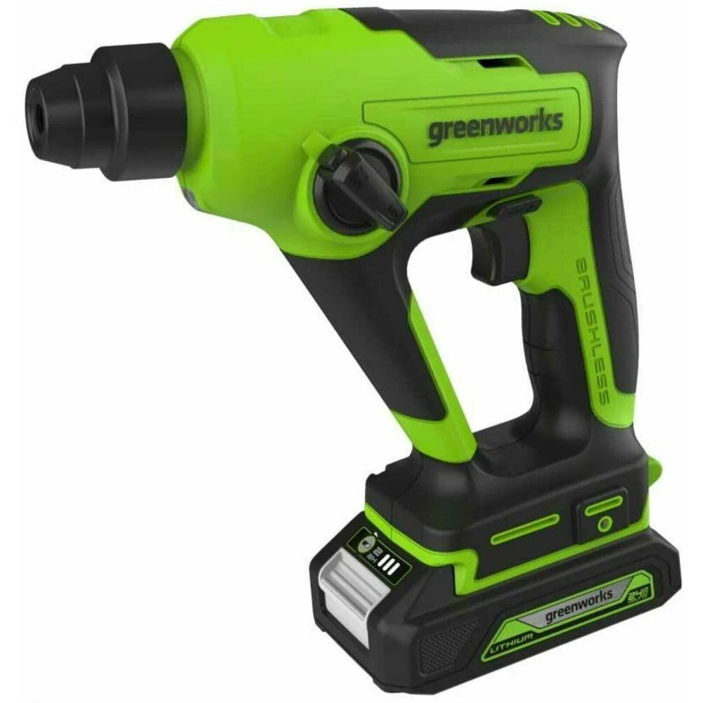 Перфоратор Greenworks GD24SDS1K2 - 3803107UA