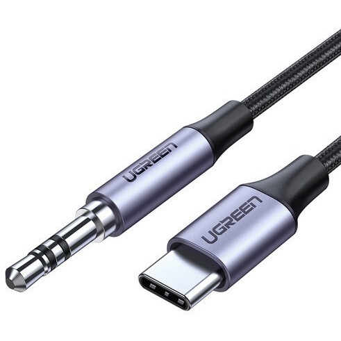 Кабель USB Type-C - 3.5 Jack, 1м, UGREEN AV143 - 30633