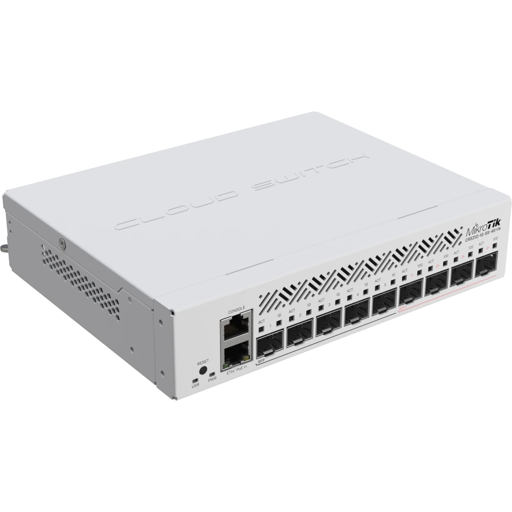 Коммутатор (свитч) MikroTik CRS310-1G-5S-4S+IN - фото 2