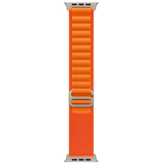 Умные часы Apple Watch Ultra 49mm Titanium Case with Orange Alpine Loop M (MQEU3LL/A) - фото 3