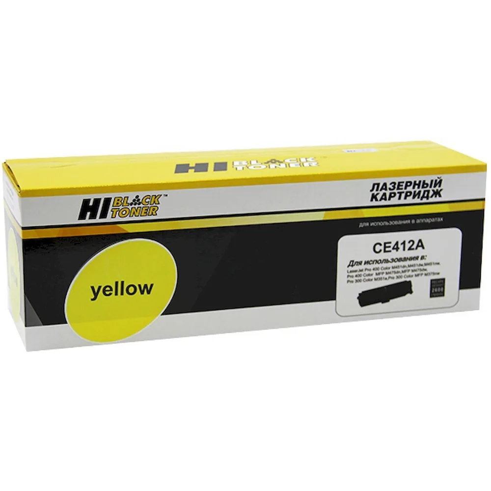 Картридж Hi-Black CE412A Yellow