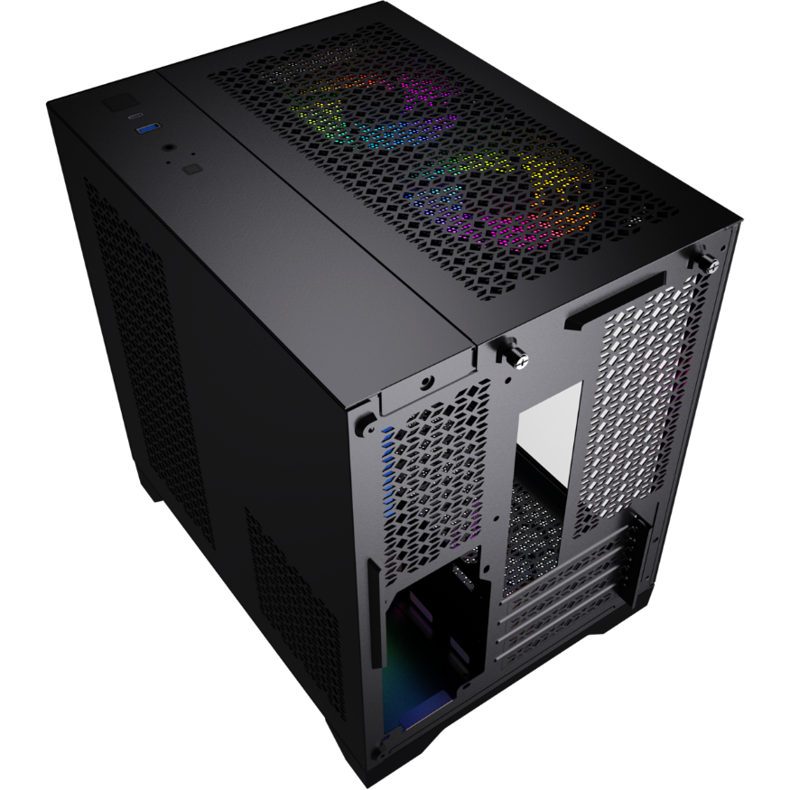 Корпус Powercase Vision Micro Black - CVBM-L4 - фото 4