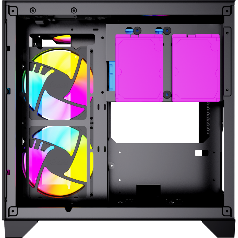 Корпус Powercase Vision Micro Black - CVBM-L4 - фото 9