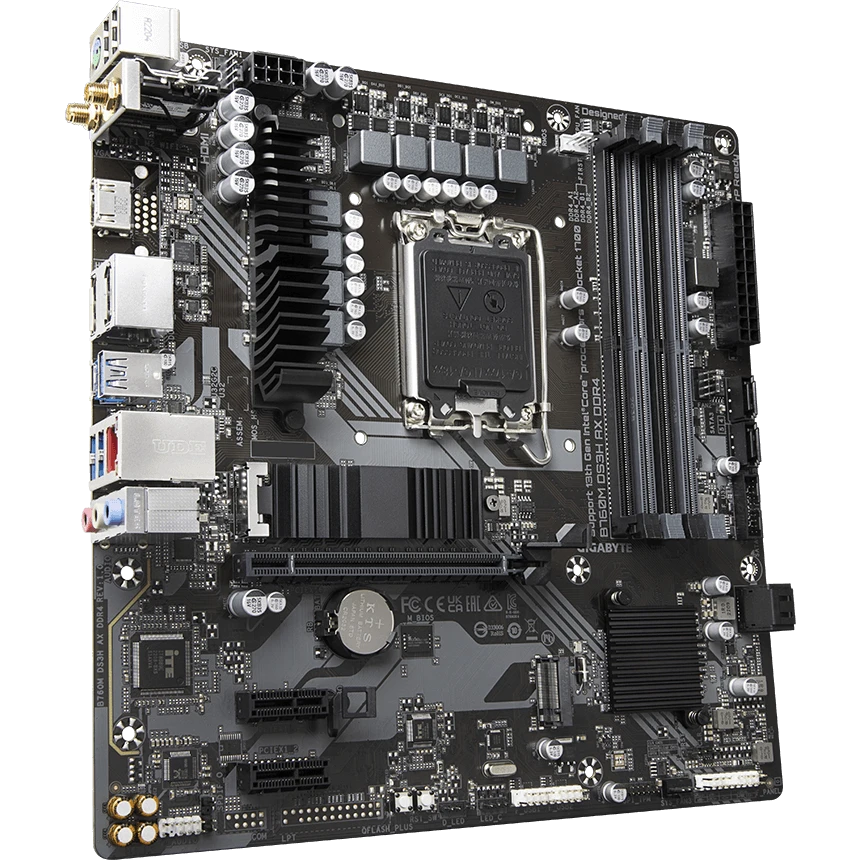 Материнская плата Gigabyte B760M DS3H AX DDR4 - фото 2