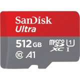 Карта памяти 512Gb MicroSD SanDisk Ultra (SDSQUAC-512G-GN6MN)