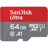 Карта памяти 64Gb MicroSD SanDisk Ultra (SDSQUAB-064G-GN6MN)