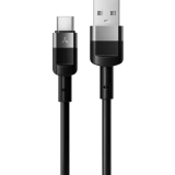 Кабель USB - USB Type-C, 1м, Accesstyle AC30-T100 Black