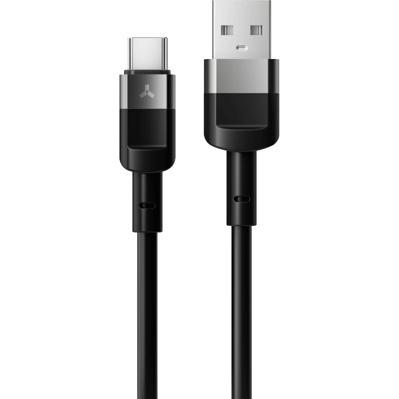 Кабель USB - USB Type-C, 1м, Accesstyle AC30-T100 Black