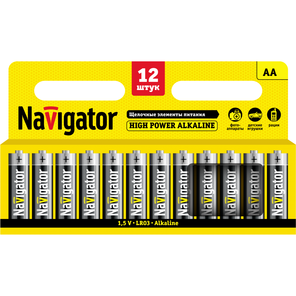 Батарейка Navigator (AA, 12 шт.) - 94782