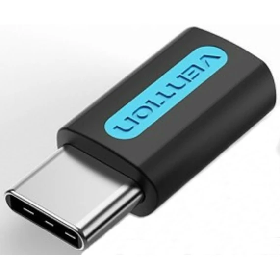 Переходник microUSB (F) - USB Type-C, Vention CDXB0 - фото 2