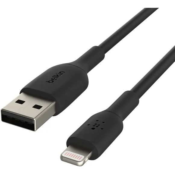 Кабель USB - Lightning, 1м, Belkin CAA001bt1MBK