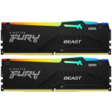 Оперативная память 64Gb DDR5 5600MHz Kingston Fury Beast RGB (KF556C40BBAK2-64) (2x32Gb KIT)