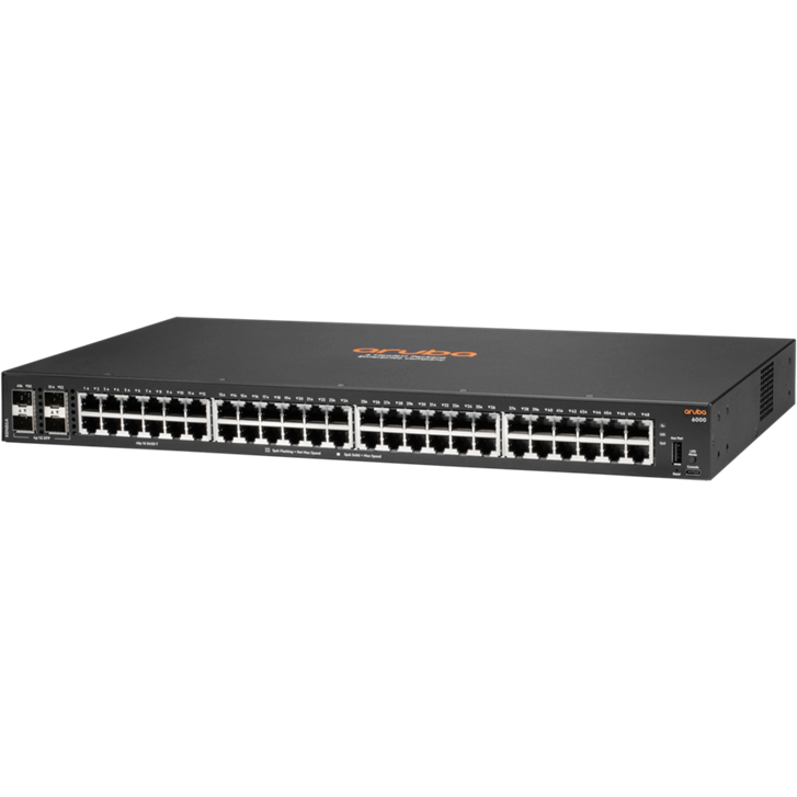 Коммутатор (свитч) HPE R8N86A Aruba 6000 48G 4SFP Switch - фото 2