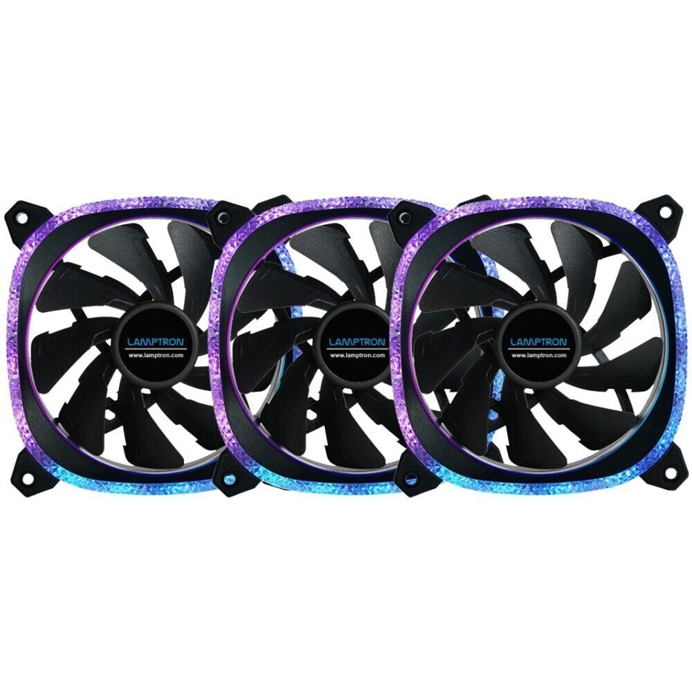 Вентилятор для корпуса Lamptron Diamond+ ARGB (3 шт.)
