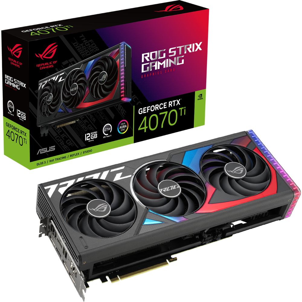 Видеокарта NVIDIA GeForce RTX 4070 Ti ASUS 12Gb (ROG-STRIX-RTX4070TI-12G-GAMING) - фото 12
