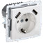 Электрическая розетка IEK BRITE BR-R14-16-U21-D31-K01