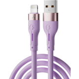 Кабель USB - Lightning, 1м, Accesstyle AL24-S100 Violet