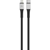 Кабель USB Type-C - Lightning, 2м, Accesstyle CL30-F200SS Black