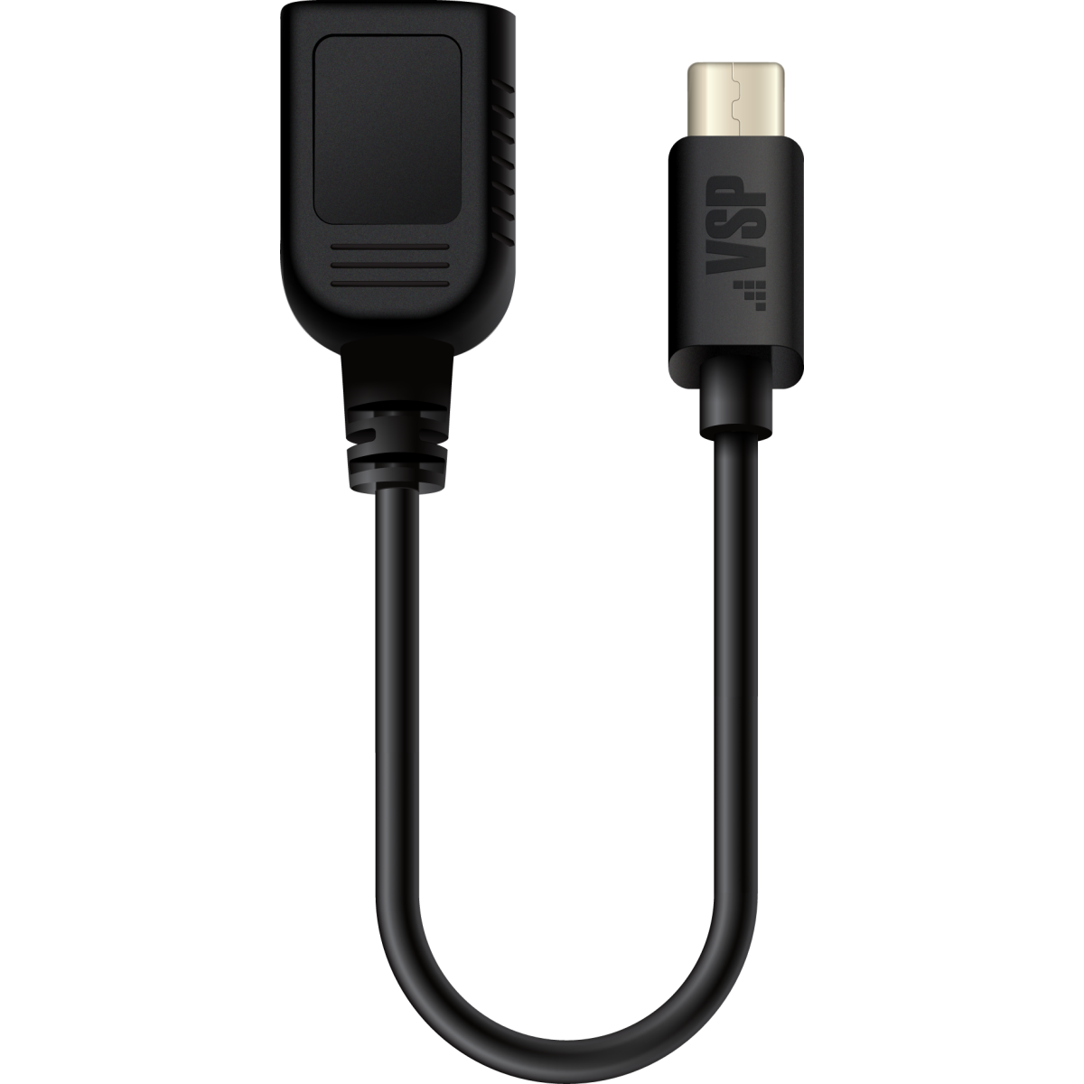 Переходник USB A (F) - USB Type-C, 0.15м, BoraSCO 38281