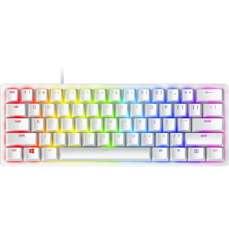 Клавиатура Razer Huntsman Mini Mercury White (Red Switch) - RZ03-03392200-R3R1